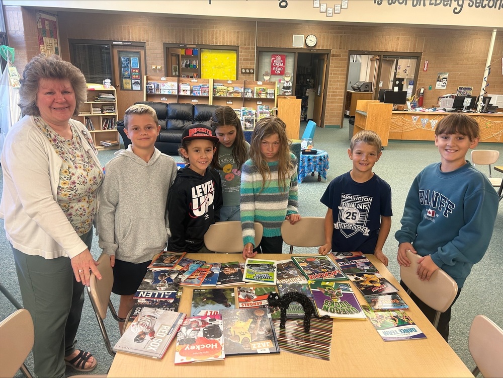 Mrs. Ewell's Grant for Library books and Students