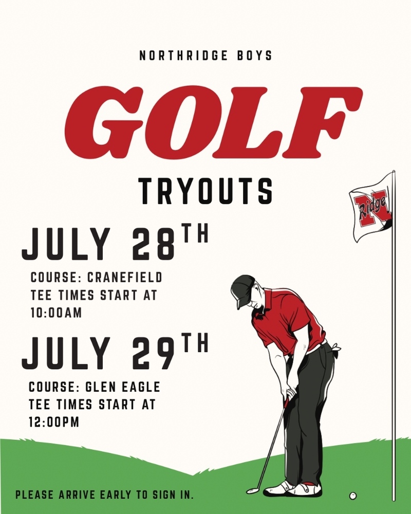 Boys Golf Tryouts