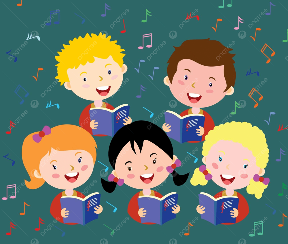 Children singing