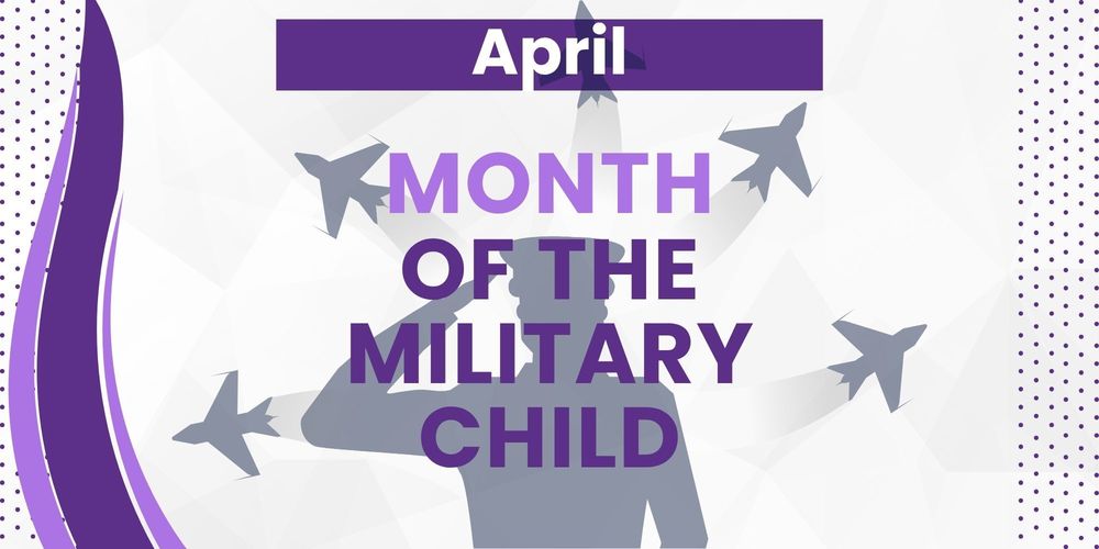 April. Month of the Military Child