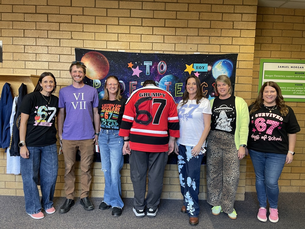 5th and 6th Grade Teachers celebrate the 67th day of school in true fashion!