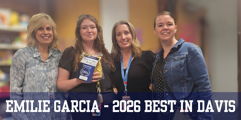 Emilie Garcia - 2026 Best in Davis picture with Ruthanne Keller,  Emilie Garcia, Brenda Gleed, and Jessi Follet.