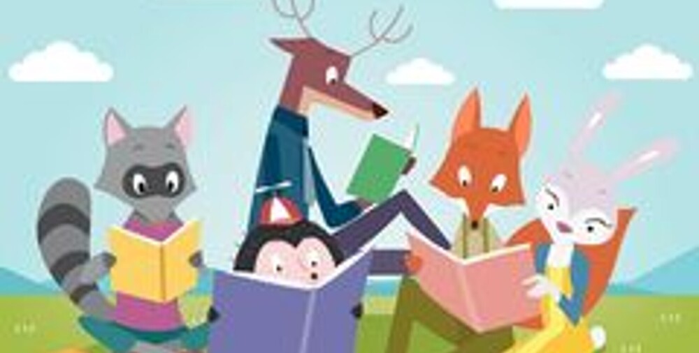 Animals Reading
