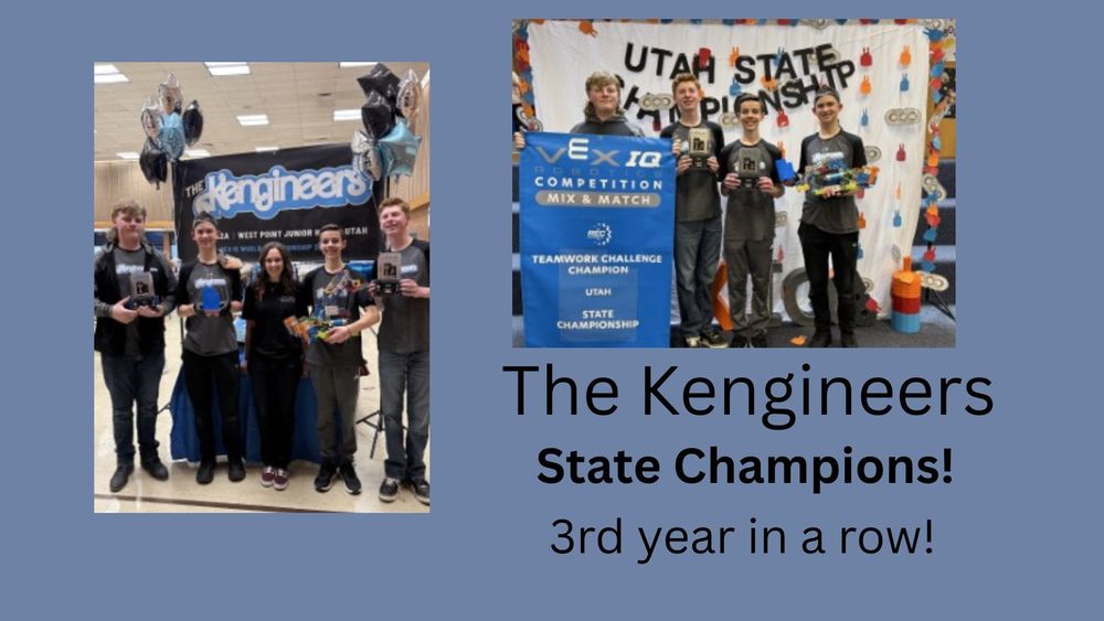 Picture of students winning engineering prize at competition.