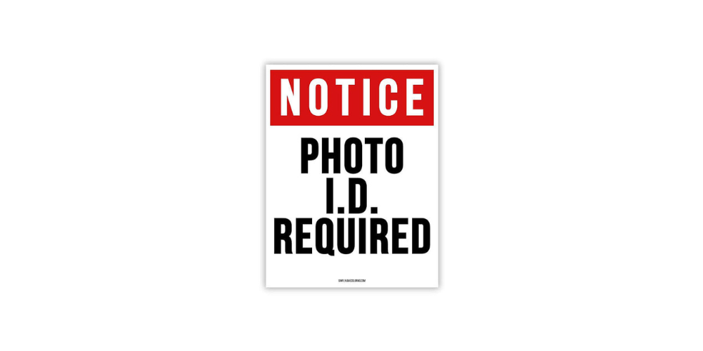 Notice Photo ID Required image