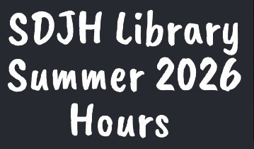 SDJH summer library hours