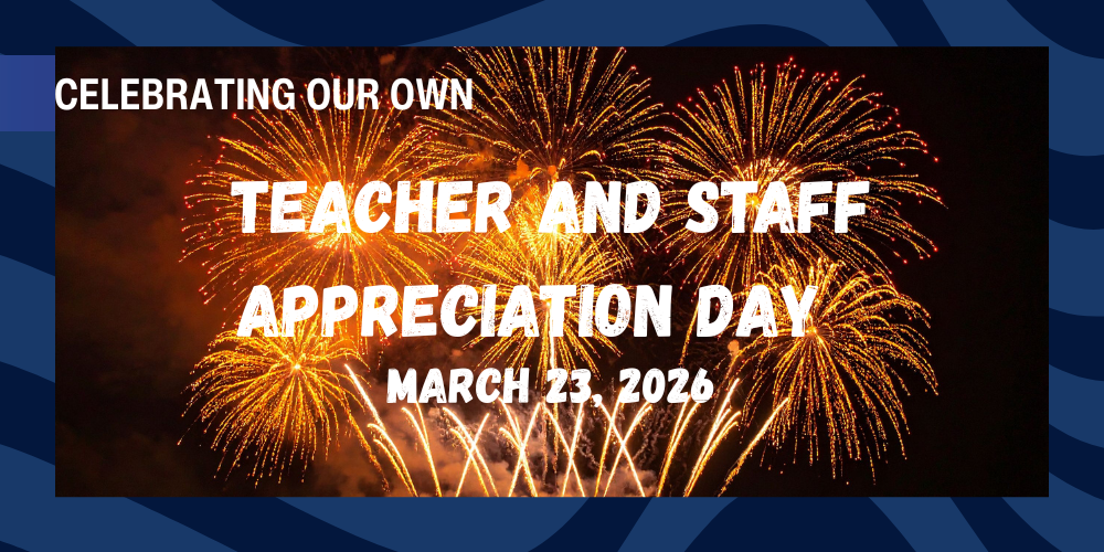 Fireworks as a background to words