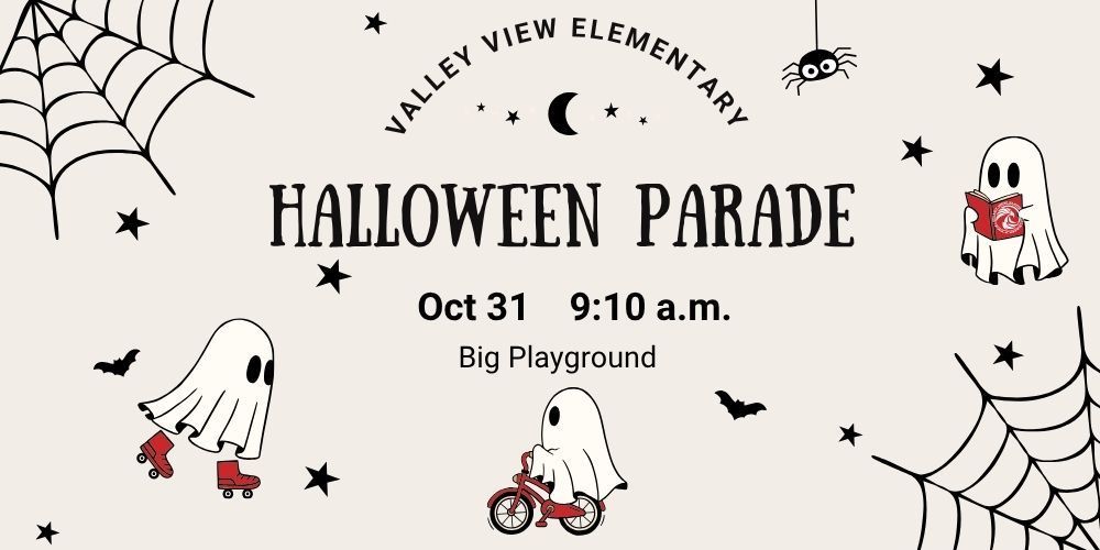 Halloween Parade October 31 at 9:10 a.m.