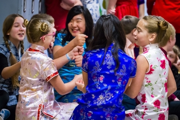 chinese immersion students