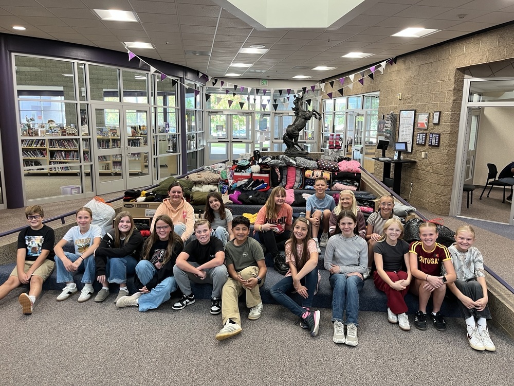 Hope squad and student council winter clothing drive