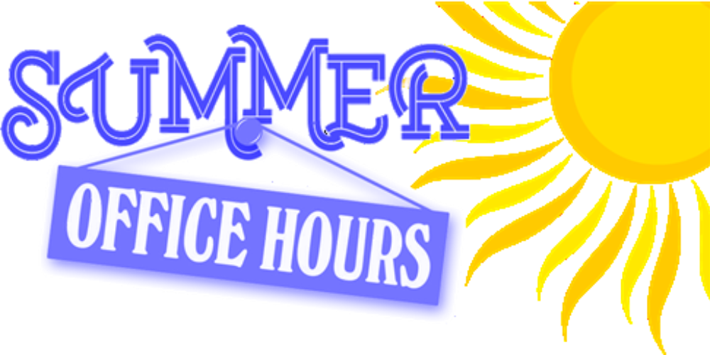Summer Office Hours