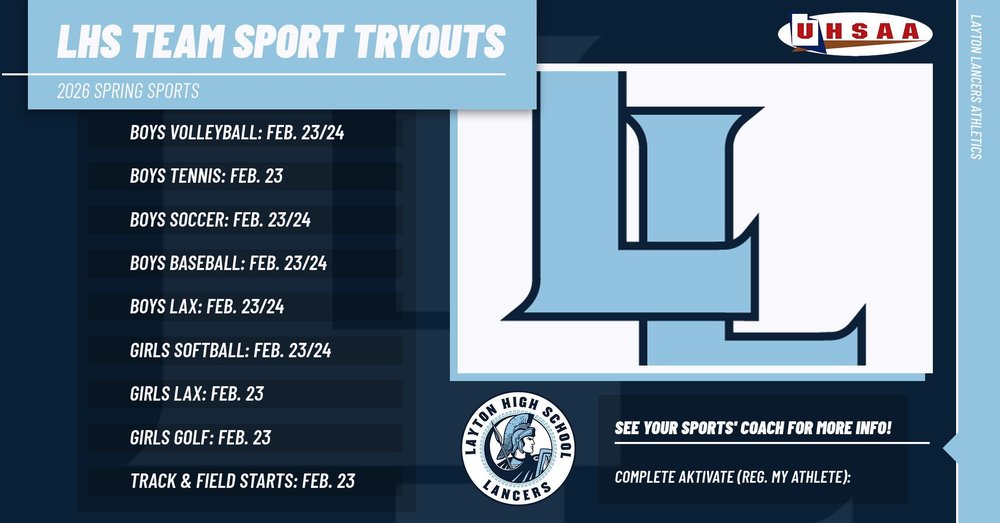 sPRING SPORTS TRYOUTS