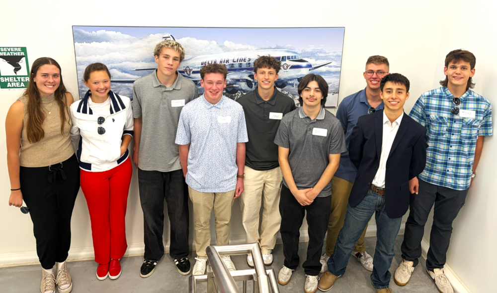Catalyst group on field trip