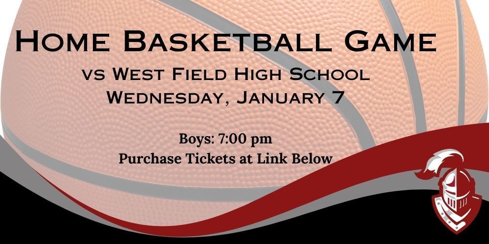 Home basketball game January 7 pm Tickets at link below