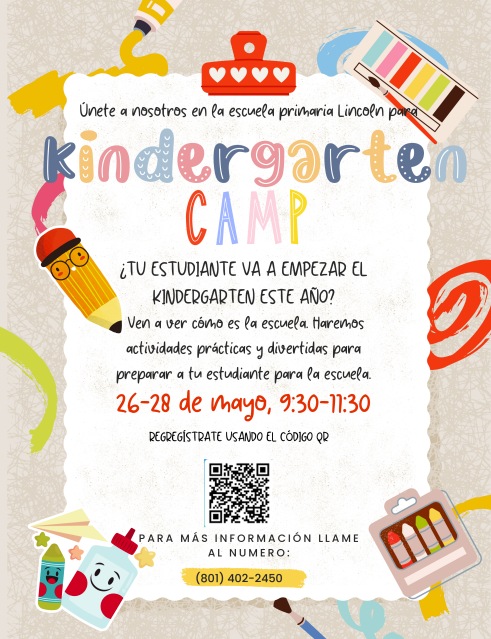 kinder summer camp spanish
