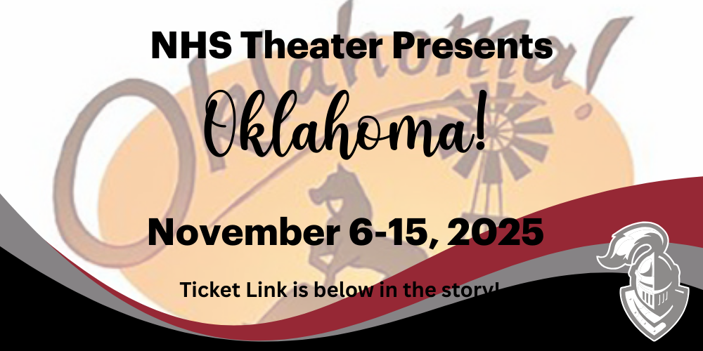 Theater presents Oklahoma. November 6-15, 2025. Get your tickets at the link below
