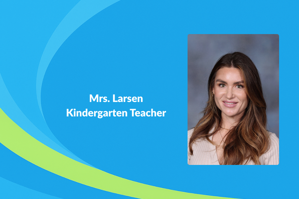 Mrs. Larsen Kindergarten Teacher photo of women with long brown hair