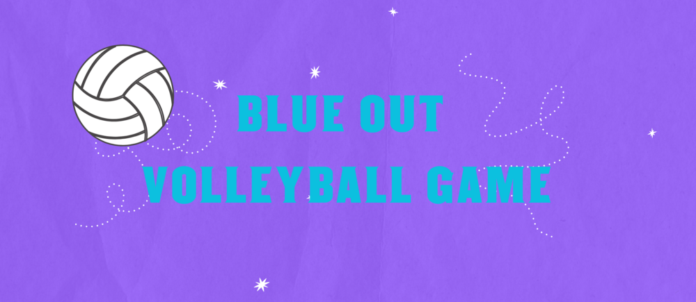 Blue out Volleyball Game