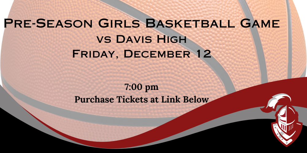 Girls basketball game December 12 7:00 PM
