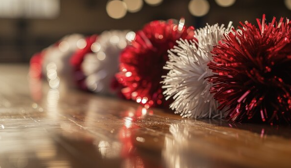 Cheer pom poms