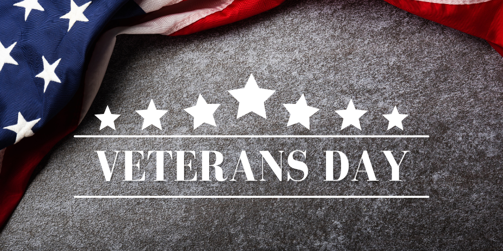 Veterans day with stars