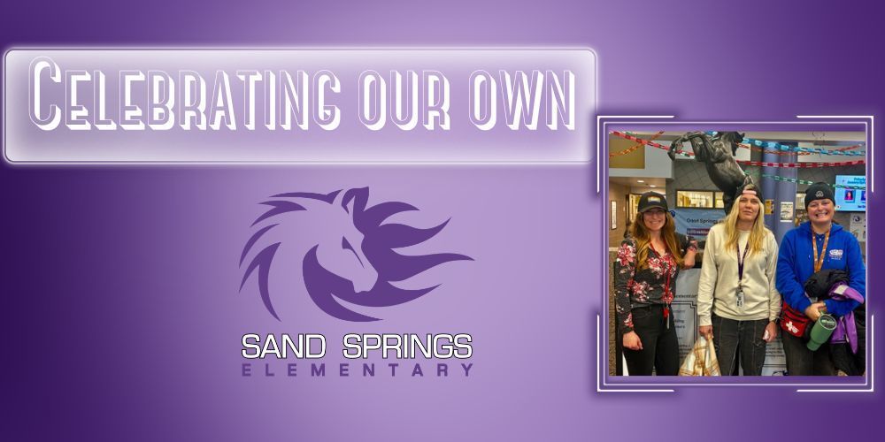 Celebrating our own recess duties. Picture of Ms. Cami, Ms. Meg, and Ms. Brooklyn