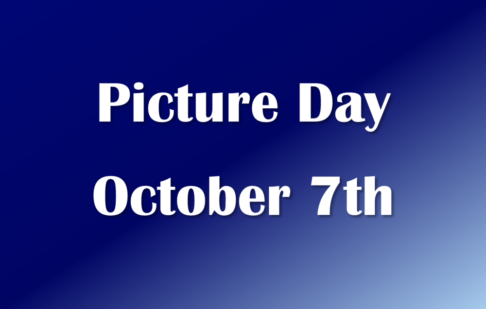 Picture Day is October 7th