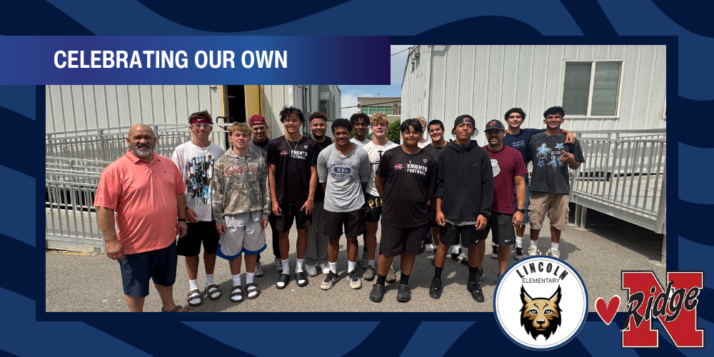 northridge football team helps lincoln