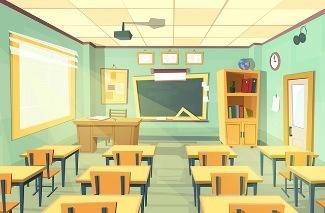 Empty classroom