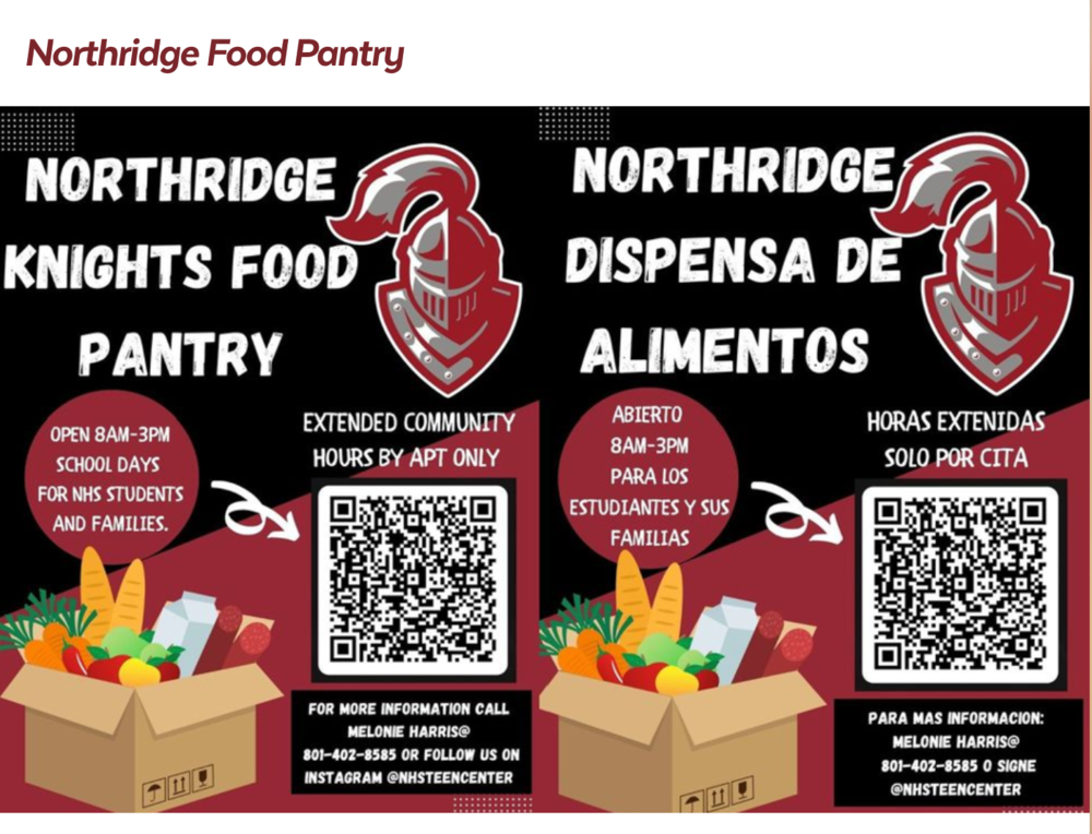 Northridge Food Pantry Open