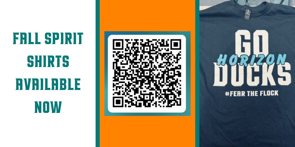 Fall Spirit shirts available now