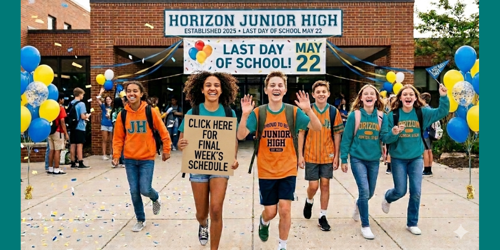 Last day of school and last week schedule