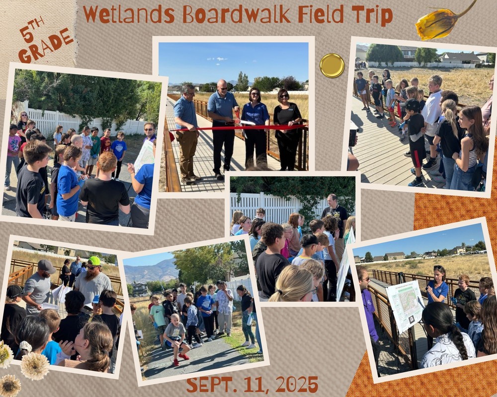 5th Grade Wetlands Boardwalk Field Trip Sept. 11, 2025