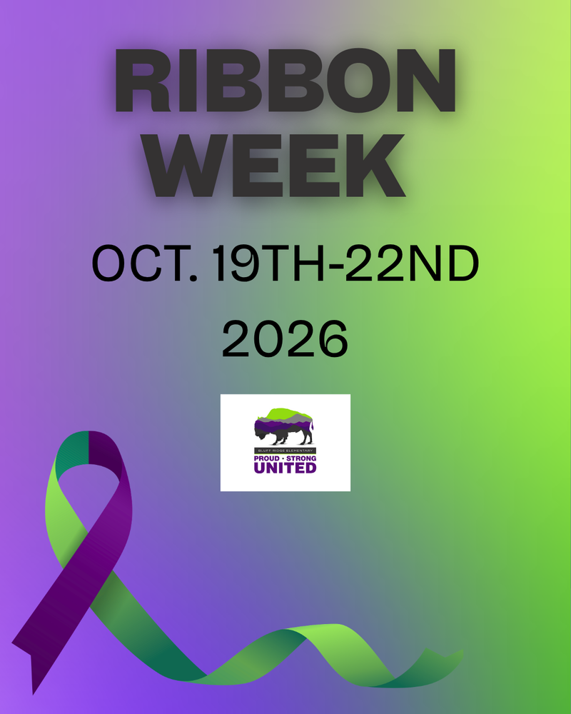 Bluff Ridge Elementary- Proud, Strong, United. Ribbon Week Oct. 19th-22nd