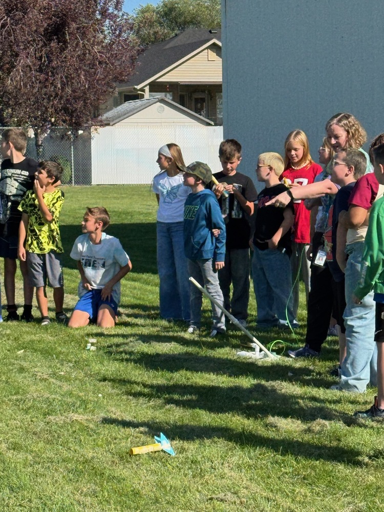 STEM Club Launching Rockets