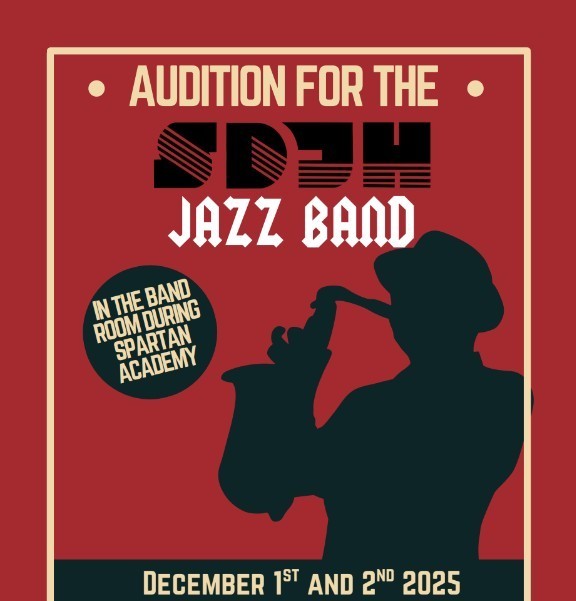 Audition for the Jazz Band Dec. 1 and 2