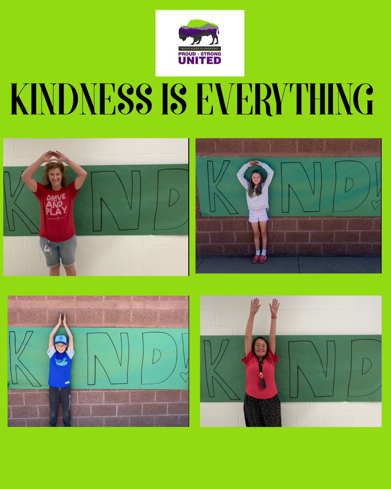 BLUFF RIDGE ELEMENTARY-PROUD, STRONG, UNITED. KINDNESS IS EVERYTHING