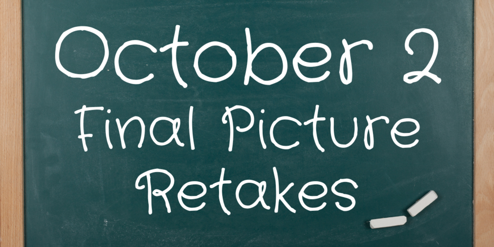October 2 Picture Retakes