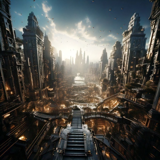 a hopeful dystopian world
