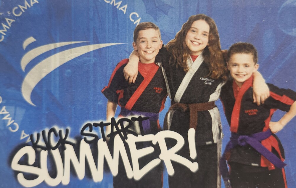 Kick Start Summer! CMA Kids in Martial Arts Gees!