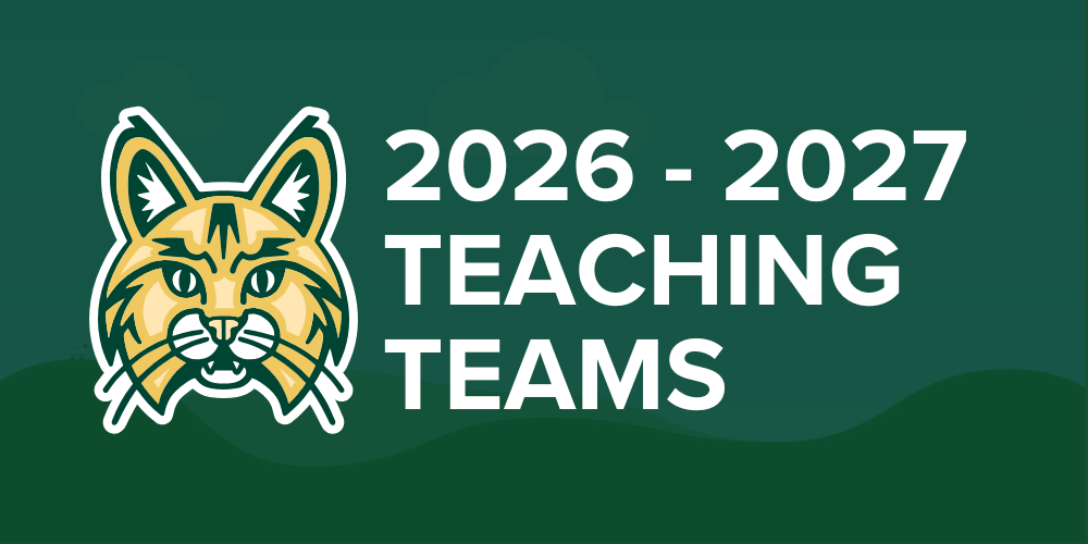 Headers graphic for news article announcing the teacher teams for Bountiful Elementary for the 2026-2027 school year