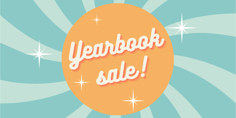 yearbook sale graphic