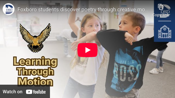 Learning Through Motion: Foxboro students discover poetry through creative movement.