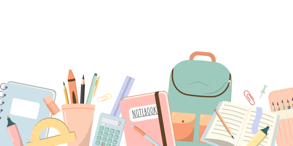 School supplies, notebooks writing instruments, calculator, etc. 