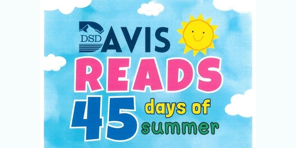 Davis Reads 45 days of summer blue sky with white clouds