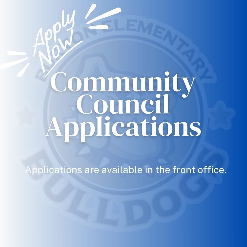 Apply Now Community Council Applications
