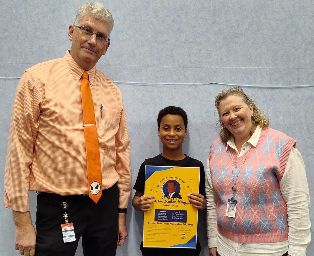 MLK Speech Contest Winner