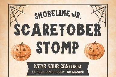 Scaretober Stomp Friday October 24th @ 3-3:30 pm !  Pay $5.00 at the door