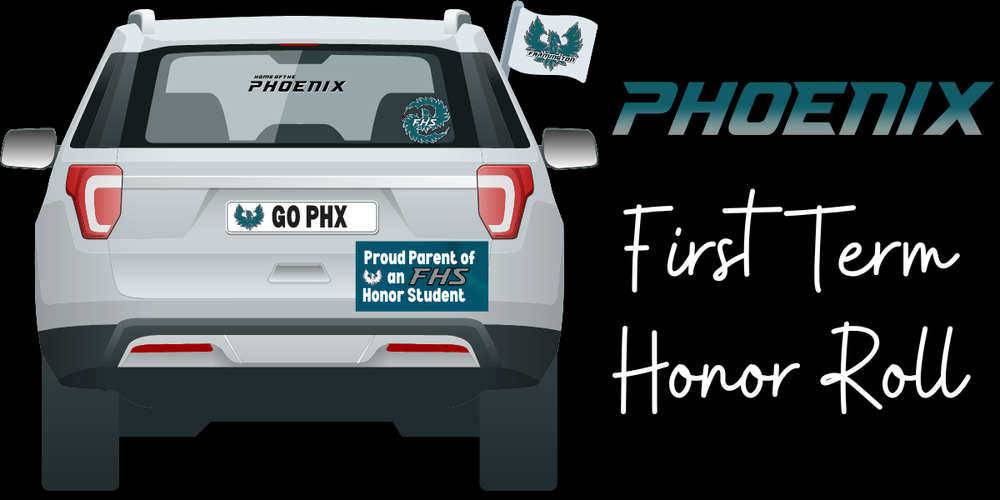 Car with Proud Parent Bumper Sticker