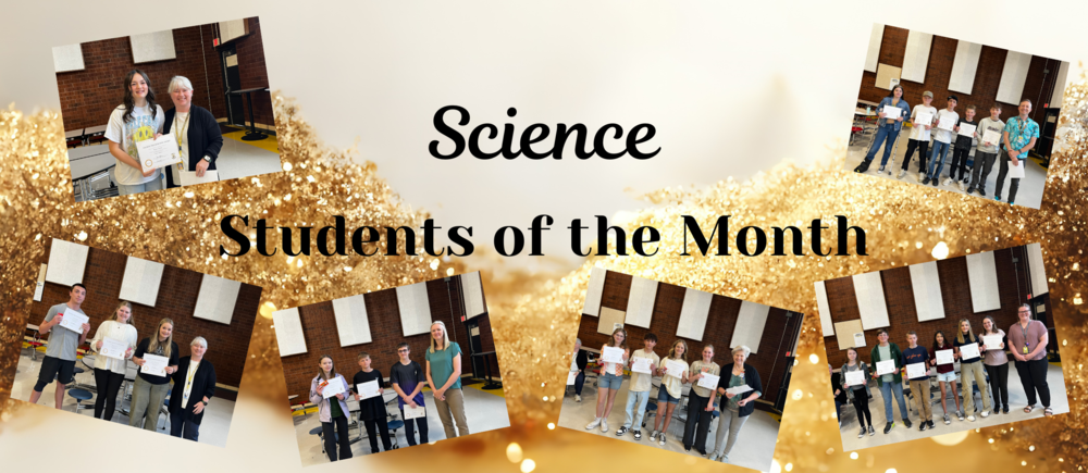 Science Students of the Month